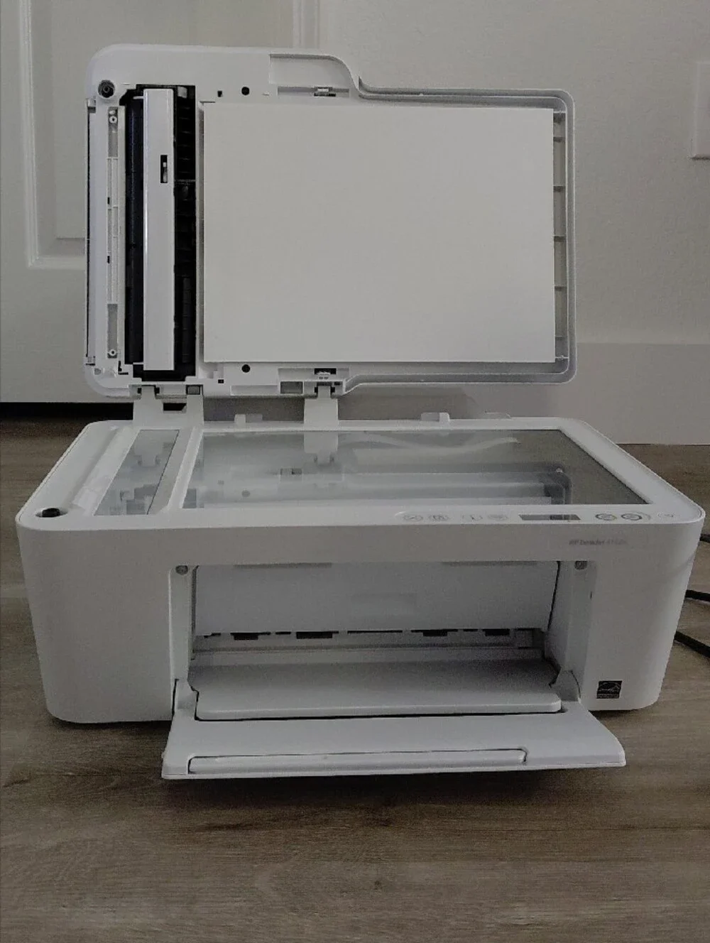 HP Deskjet White Inkjet Printer with Control Panel
